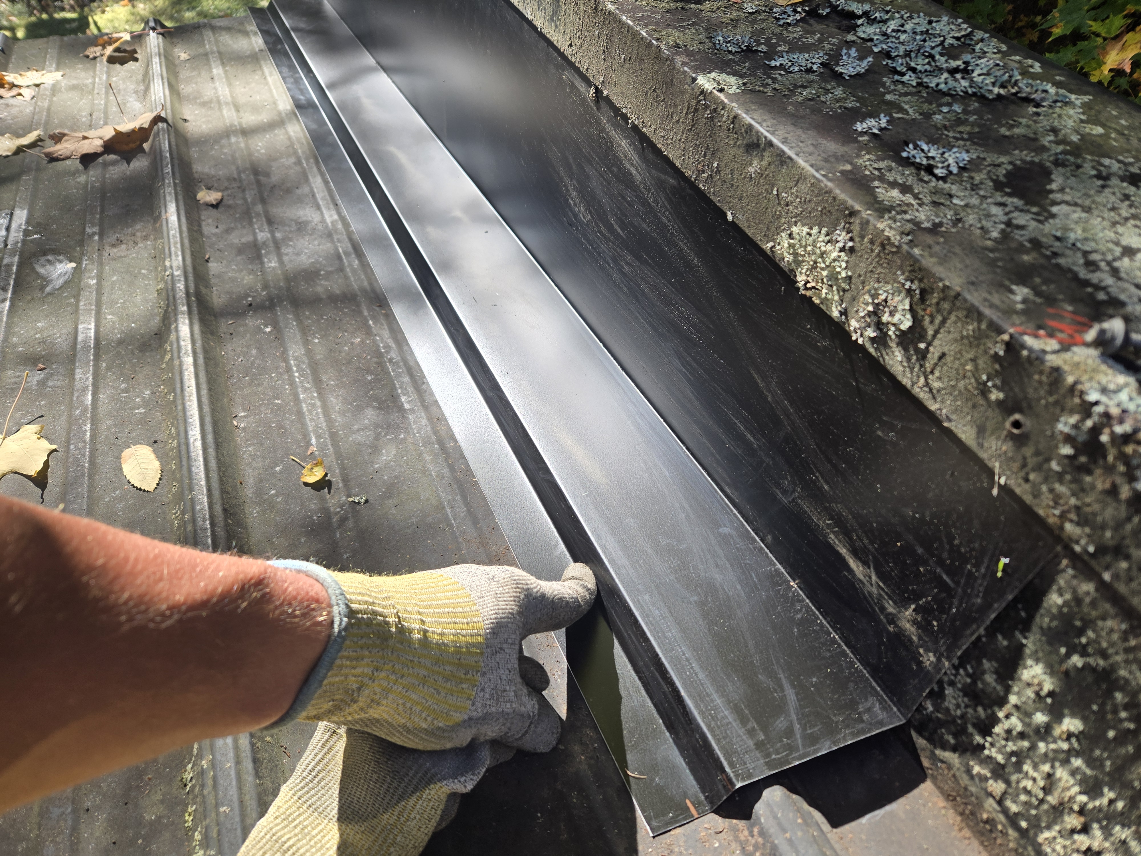 Metal Roof Trim Repair